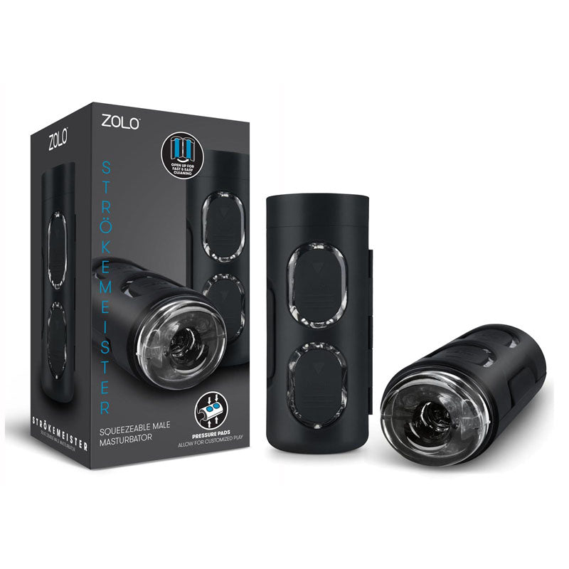 Zolo Strokemeister - Black Squeezable Masturbator Zolo